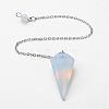 Opalite Hexagonal Pointed Dowsing Pendulums G-D847-05-2