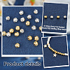 20Pcs 2 Colors Fancy Cut Faceted Round 925 Sterling Silver Beads STER-PH0001-72-4