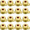 Brass Crimp Beads KK-SC0004-42G-1