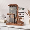 Wood Jewelry Organizer Stand Holder PW-WGBDC8A-01-2