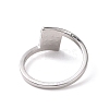 Crystal Rhinestone Square Finger Ring RJEW-D120-14P-3