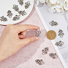 14Pcs Alloy Snap Lock Clasps Findings FIND-FH0008-37P-3