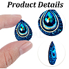 50Pcs Resin Cabochons CRES-GF0001-07-6