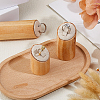3Pcs 3 Sizes Wood Jewelry Finger Ring Displays Stands RDIS-WH0011-36A-02-4