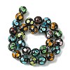 Handmade Silver Sand Lampwork Beads Strands LAMP-A003-01F-2