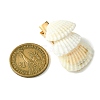 Sea Shell with Iron Alligator Hair Clips PHAR-JH00104-02-3
