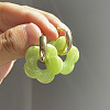 Flower Stainless Steel Acrylic Hoop Earrings FS-WGEB331-07-1