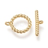 Brass Toggle Clasps X-KK-F820-03B-G-2