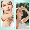 2 Strands Faceted Transparent Glass Cube Beads Strands GLAA-PA0001-39-5
