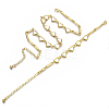 Heart Links Bracelet & Necklace Jeweley Sets BJEW-S121-05-2