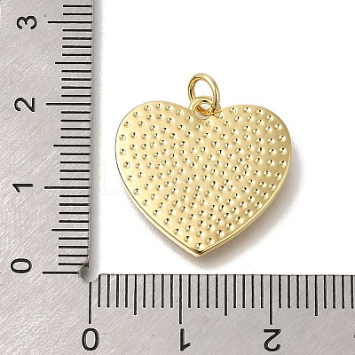 Brass Micro Pave Cubic Zirconia Pendants KK-R002-15G-1