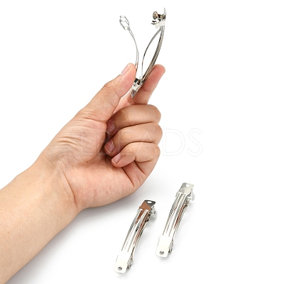 Iron Hair Barrette Findings PJH1018Y-1