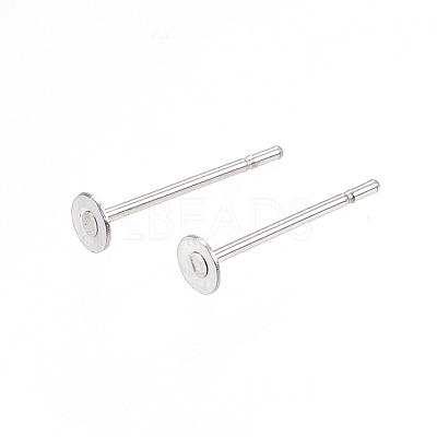 Non-Tarnish 304 Stainless Steel Stud Earring Findings A-STAS-D448-088P-3mm-1
