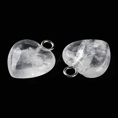 Natural Quartz Crystal Pendants G-E603-01P-10-1
