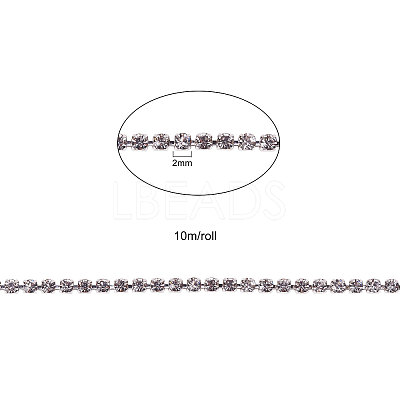 Brass Rhinestone Strass Chains CHC-CJ0001-52-1