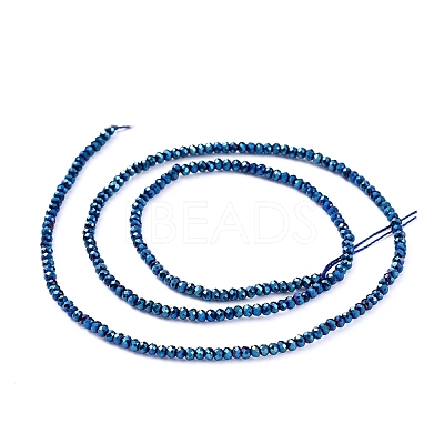 Electroplate Glass Beads Strands EGLA-F149-FP-05-1
