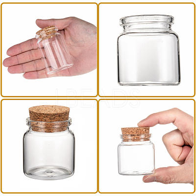 Glass Jar Glass Bottles Bead Containers LS-AJEW-S074-03A-1