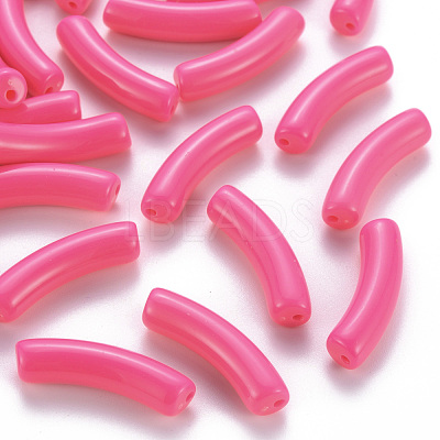 Opaque Acrylic Beads MACR-S372-002B-S005-1