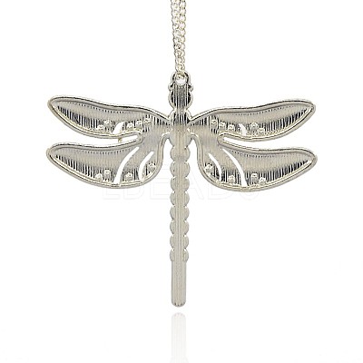 Alloy Enamel Dragonfly Big Pendants X-ENAM-L034-05P-1