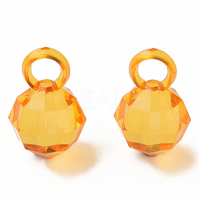 Transparent Acrylic Pendants MACR-S373-125-B08-1