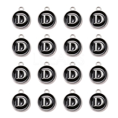 Platinum Plated Alloy Charms X-ENAM-S118-02D-P-1