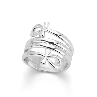Brass Adjustable Finger Rings FS-WGCBB08-04-1
