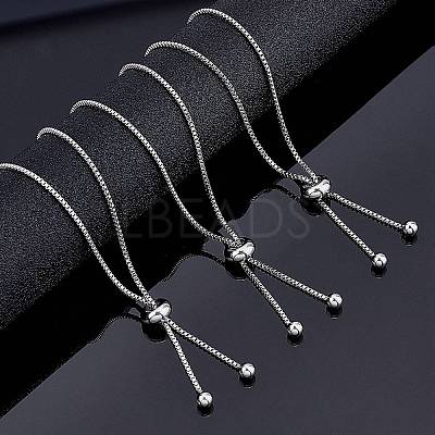 Tarnish Resistant 304 Stainless steel Chain Bracelet Making STAS-F118-P-1