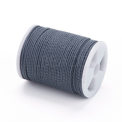 Round Waxed Polyester Cord YC-G006-01-1.0mm-17-1