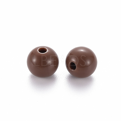 Opaque Acrylic Beads X-MACR-S370-C8mm-A17-1