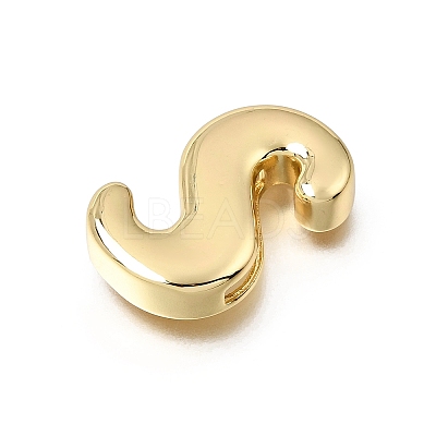 Brass Slide Charms KK-Z163-01G-S-1