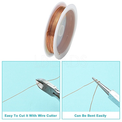 Copper Jewelry Wire CWIR-CW0.5mm-14-1
