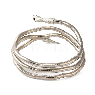 Adjustable Iron Snake Wrap Bangles BJEW-U004-03A-P-1