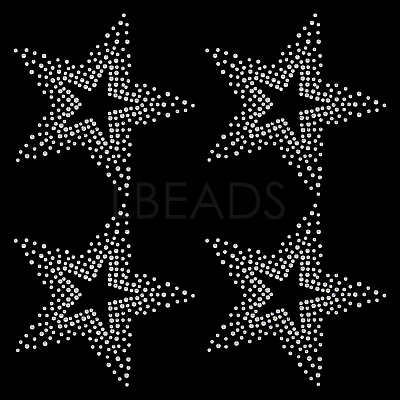 Glass Hotfix Crystal Rhinestone DIY-WH0349-327E-01-1