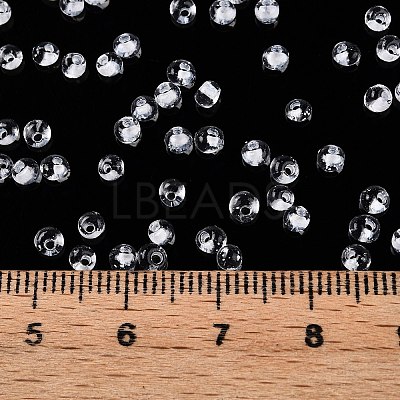 8/0 Inside Colours Transparent Glass Seed Beads X1-SEED-T007-06B-1