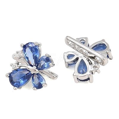 SHEGRACE Butterfly Brass Micro Pave Cubic Zirconia Spacer Bars XGRQ5K576-825P-B-1