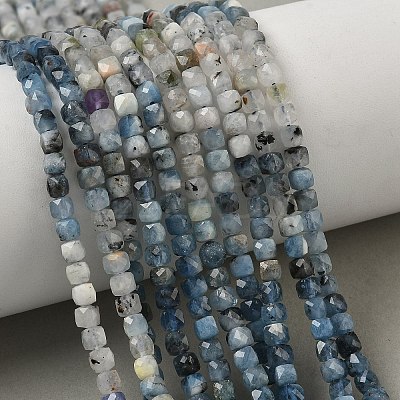 Natural Aquamarine Beads Strands G-B088-E10-04-1