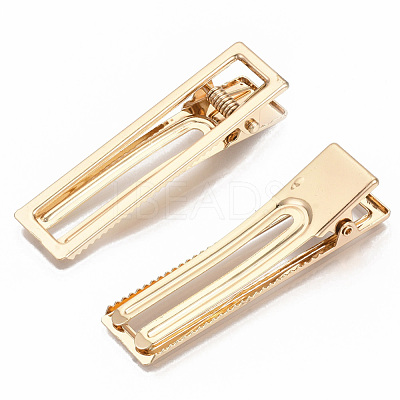 Iron Alligator Hair Clip Findings IFIN-R241-02-1