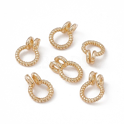 Rack Plating Brass Dount Bails KK-G455-07B-1