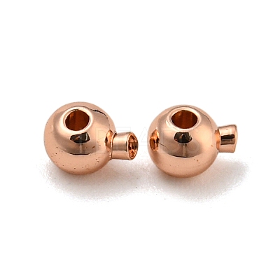 Brass Crimp Beads KK-Z030-16A-RG-1