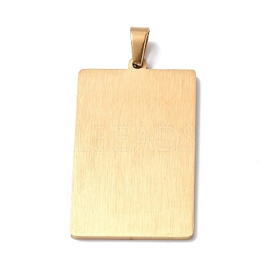 201 Stainless Steel Pendant LS-STAS-B033-01G-20-1