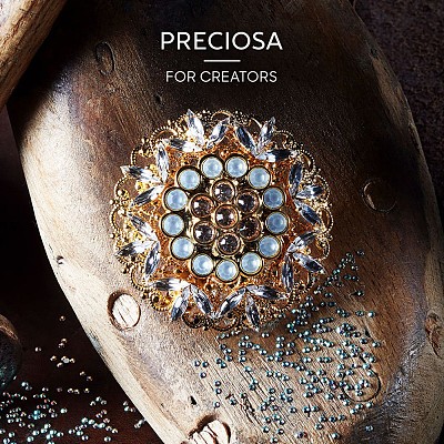Preciosa&reg MAXIMA Crystal No Hotfix Flatback Stones Y-PRC-NSS12-10020-200-1