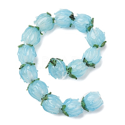 Handmade Lampwork Beads LAMP-F041-02D-1