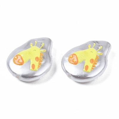 3D Printed ABS Plastic Imitation Pearl Beads KY-S163-420-1