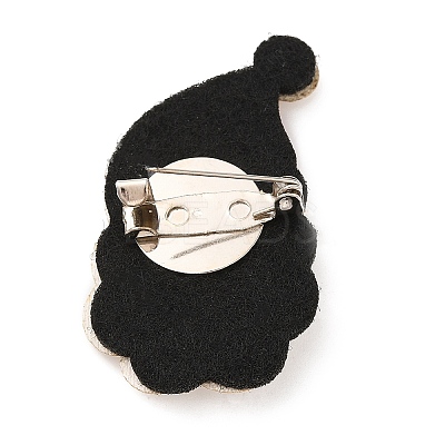 Christmas Theme PU Leather Brooch LS-JEWB-C004-01A-1