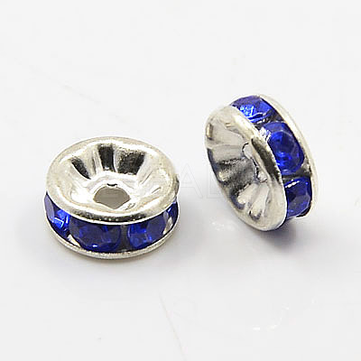 Iron Rhinestone Spacer Beads RB-MSMC002-03-1