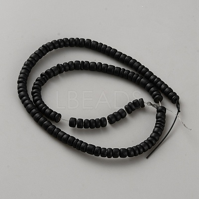 Coconut Beads Strands COCB-WH0003-01A-01-1