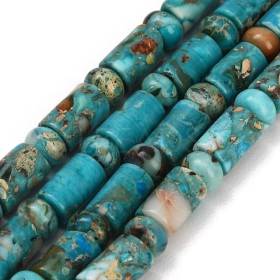 Dyed Synthetic Imperial Jasper Beads Strands GG-CBAA20A-02A-1