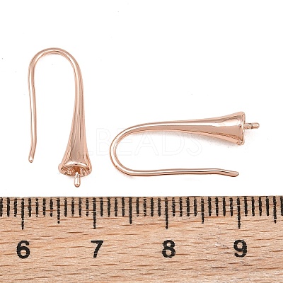 Rack Plating Brass Earring Hooks KK-CBAA482-01RG-1