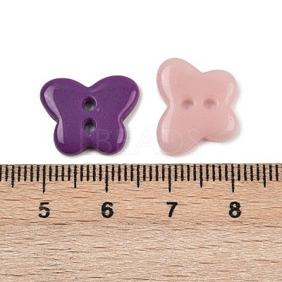 2-Hole Porcelain Buttons PORC-R010-09A-1