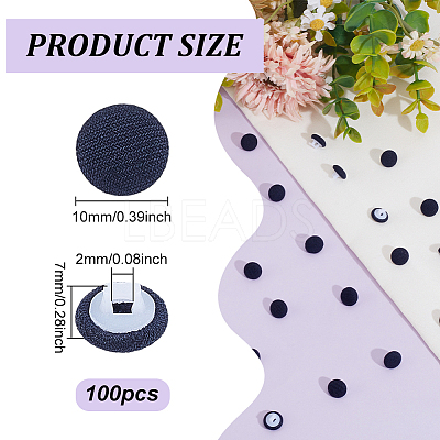 100Pcs Platic Sewing Buttons DIY-NB0013-44B-1